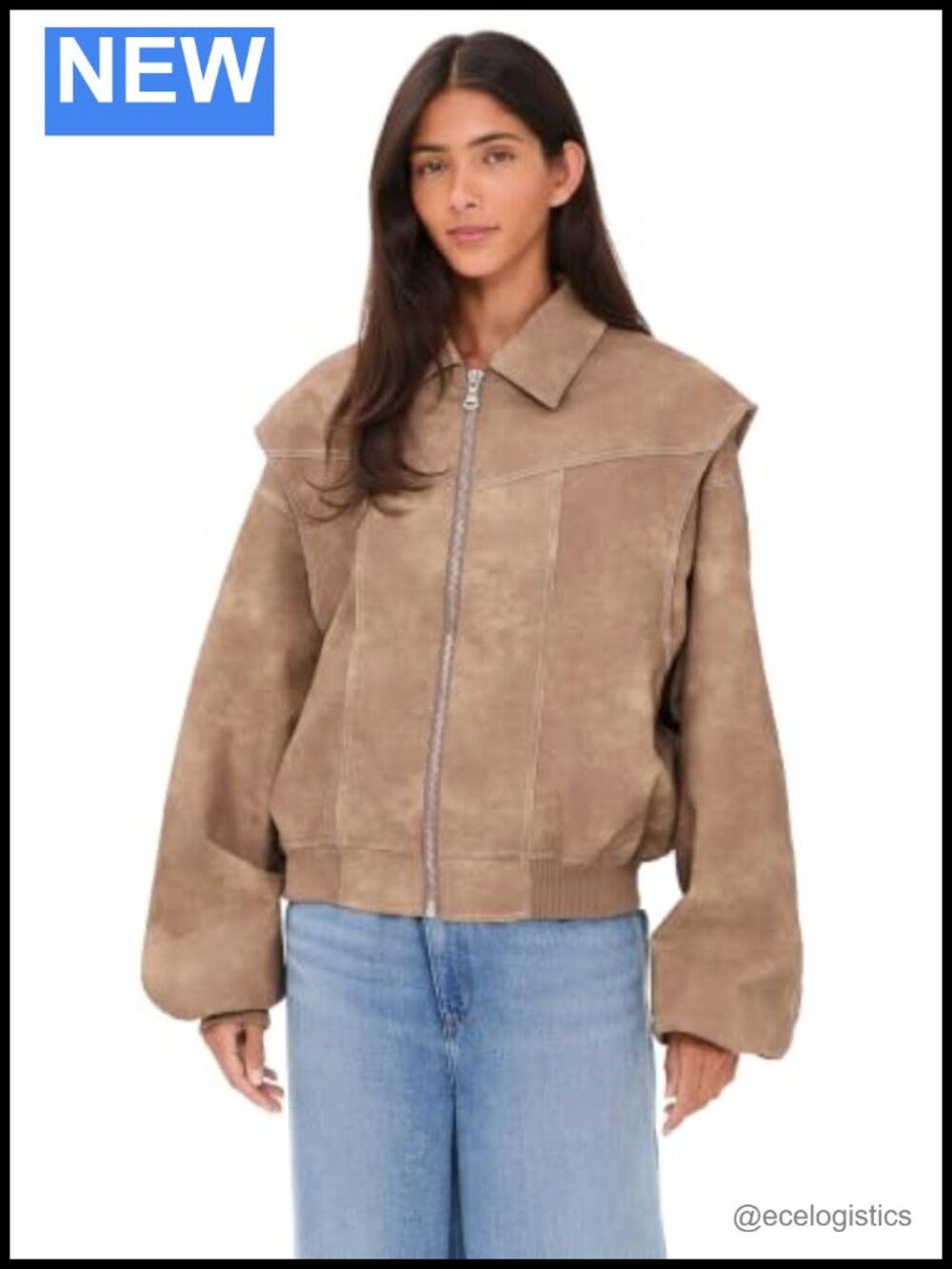 Vintage Lioness Womens Faux Leather Bomber Jacket Size M